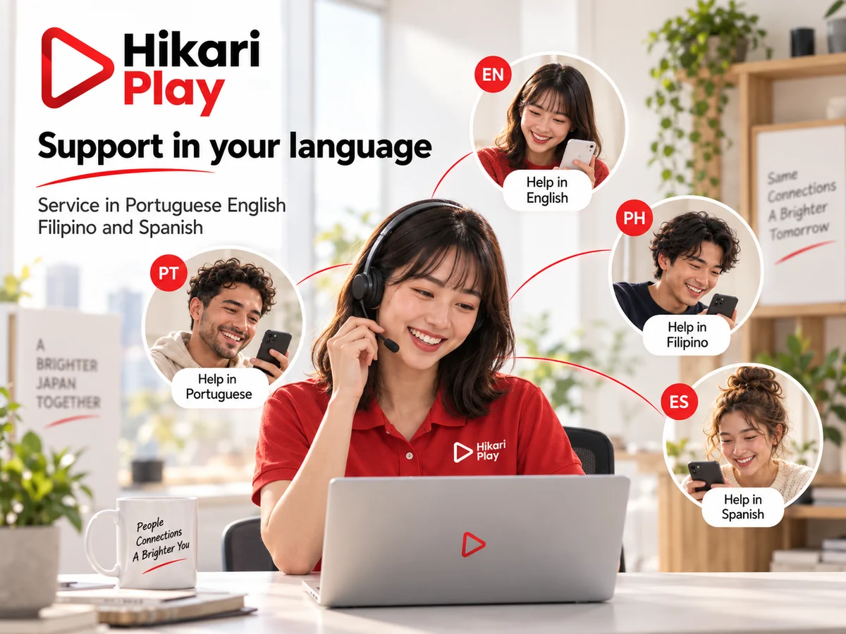 Hikari Play multilingual customer support